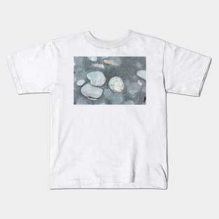 Stone scattered in sand on beach Kids T-Shirt